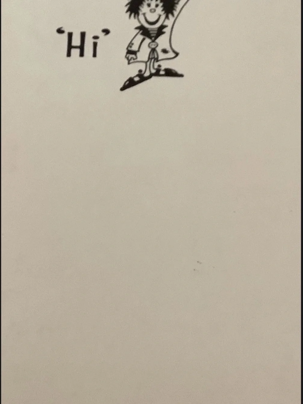 Vintage Unused Amberley Greeting Card Co. Miss You Tall Greeting Card